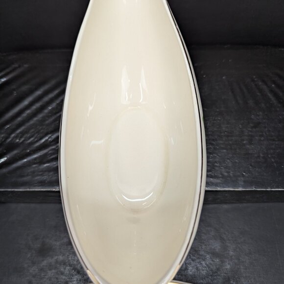 Vintage Pope Gosser China Floral Dogwood Replacement 1 Gravy Boat 1 Oval Bowl - Picture 5 of 10